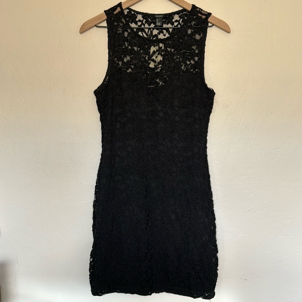 Little black lace dress
